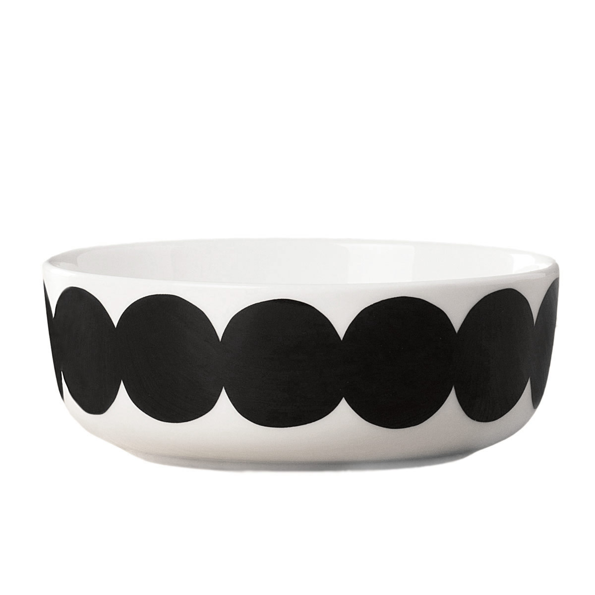 Bol blanc à pois noirs 4dl * Marimekko