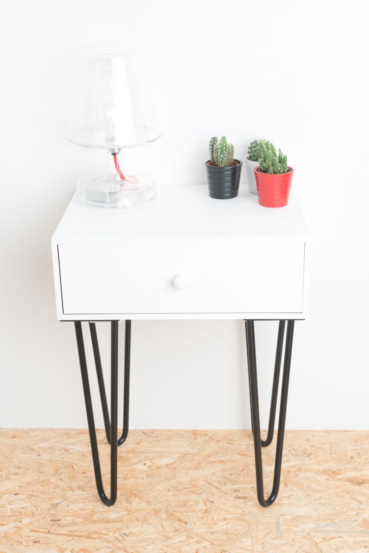 Pied de table / de meuble  en épingle 40cm * Mwin