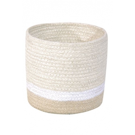 Petit panier tricolore Ivory * Lorena Canals