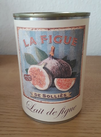 Bougie conserve Lait de figue * Zeste de patine