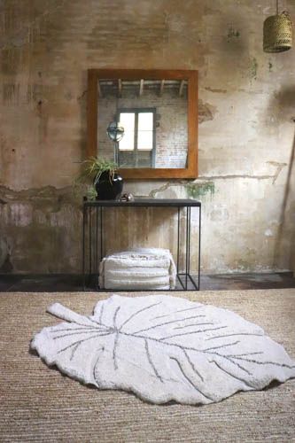 Tapis lavable Monstera natural * Lorena Canals