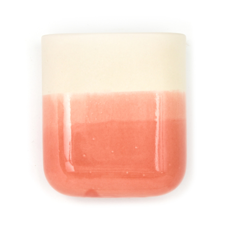 Vase mural court dégradé nude/blush * Studio Harm en Elke