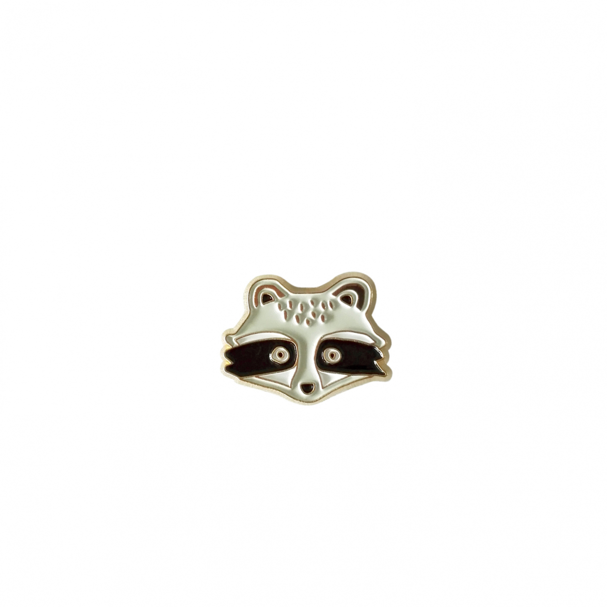 Pin's bijou émaillé Raton laveur * Monsieur Papier