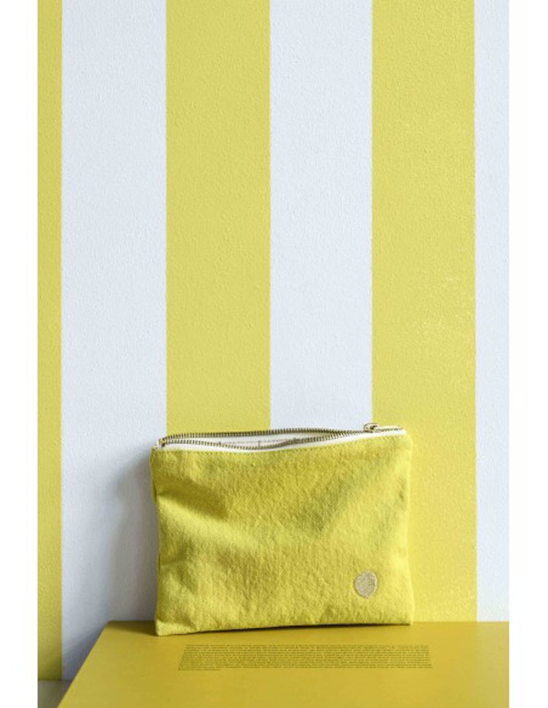 Pochette jaune vert Bergamote 20 M * La Cerise sur le Gâteau