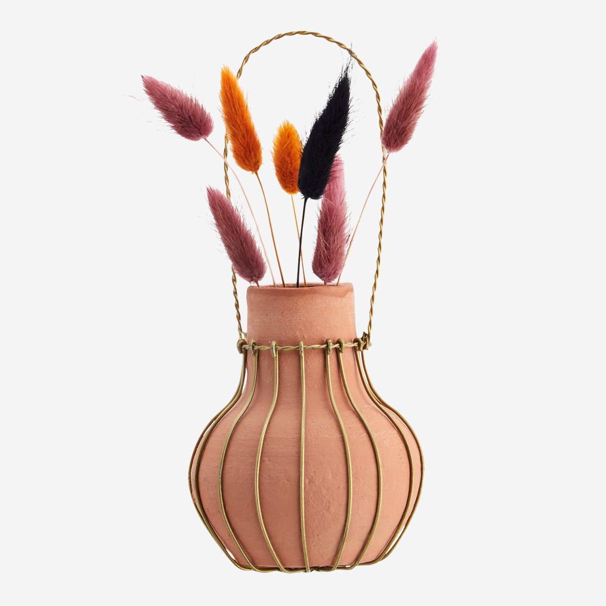 Petit vase en terre cuite à suspendre * Madam Stoltz
