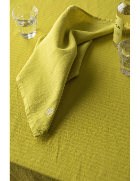 Nappe 160x250 cm Marcel Bergamote * La Cerise sur le Gâteau