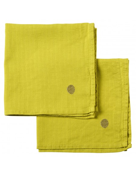 Set de 2x serviettes de table Marcel Bergamote * La Cerise sur le Gâteau