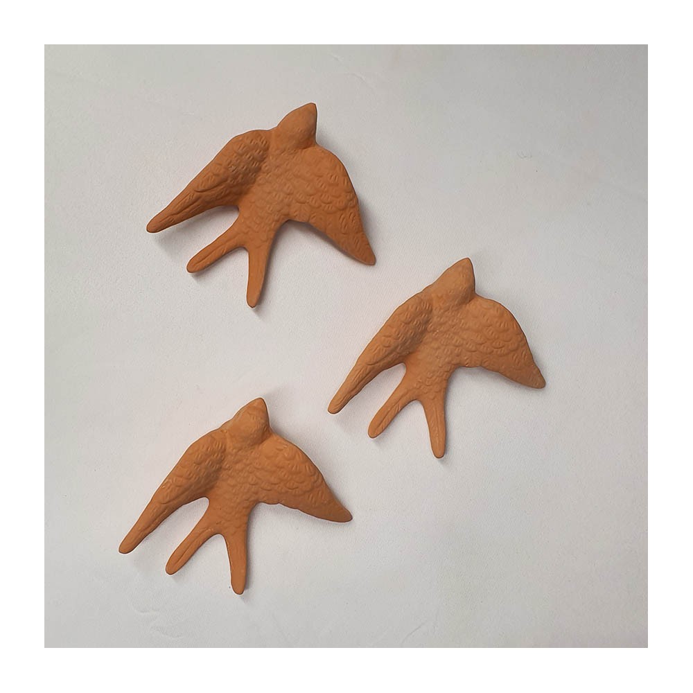 Hirondelle en céramique terracotta * Casa Atlântica
