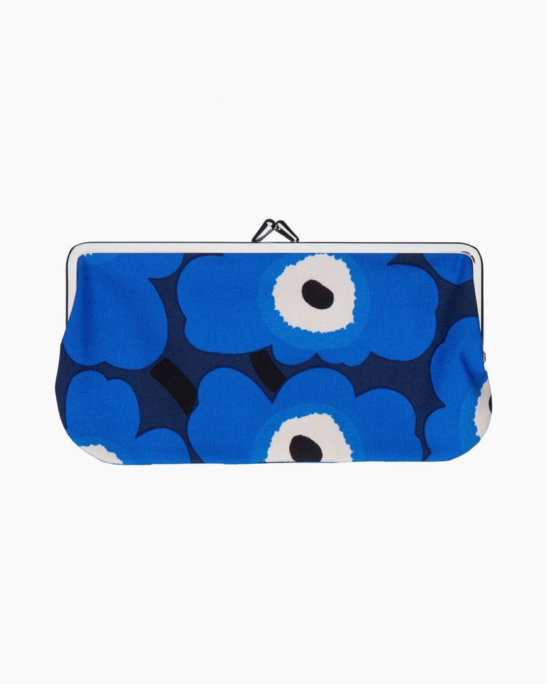 Trousse à lunettes Mini Unikko Bleu électrique* Marimekko
