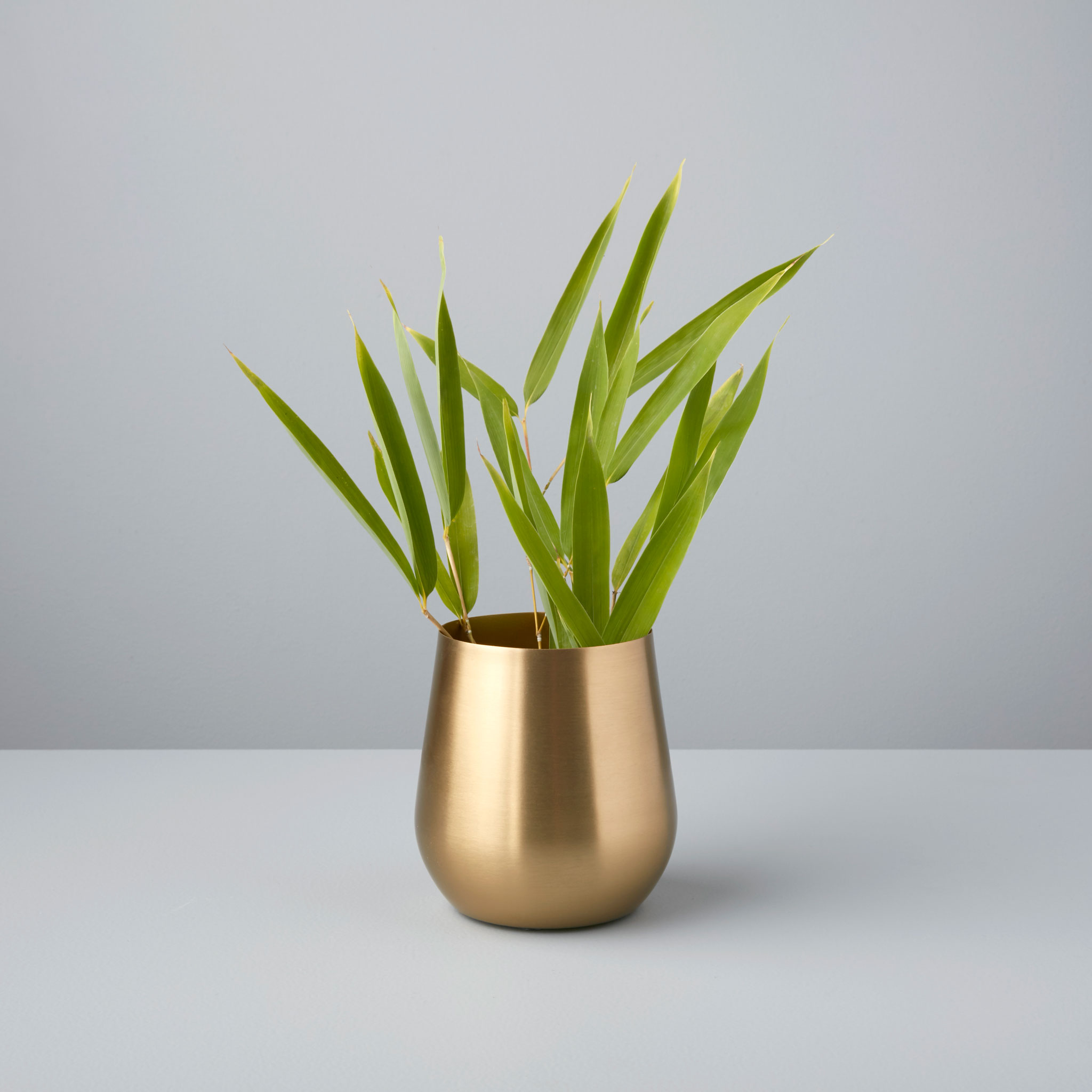 Vase doré satiné petit * Be Home