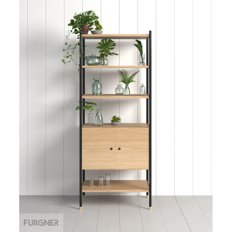 Bibliothèque / étagère Jugend Bookcase * Woodman