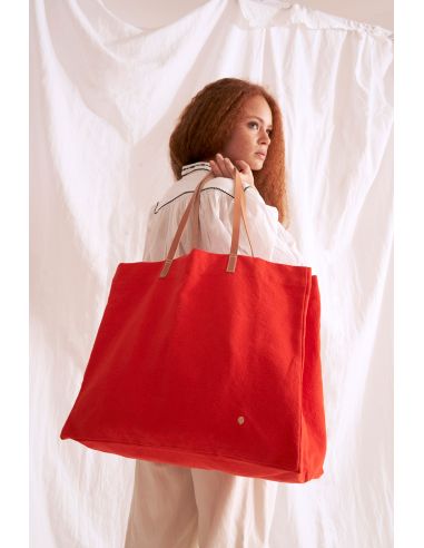 Sac shopping Iona Tangerine* La Cerise sur le Gâteau
