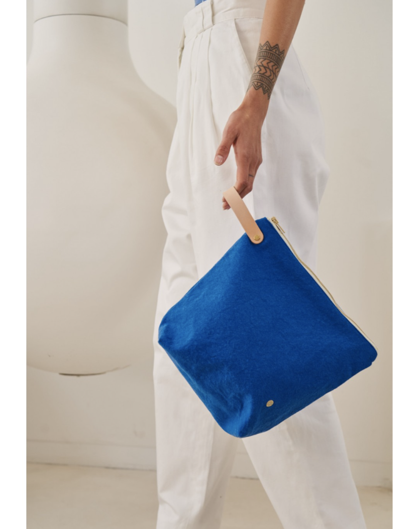 Trousse de toilette Iona Grand modèle bleu mécano * La Cerise sur le Gâteau