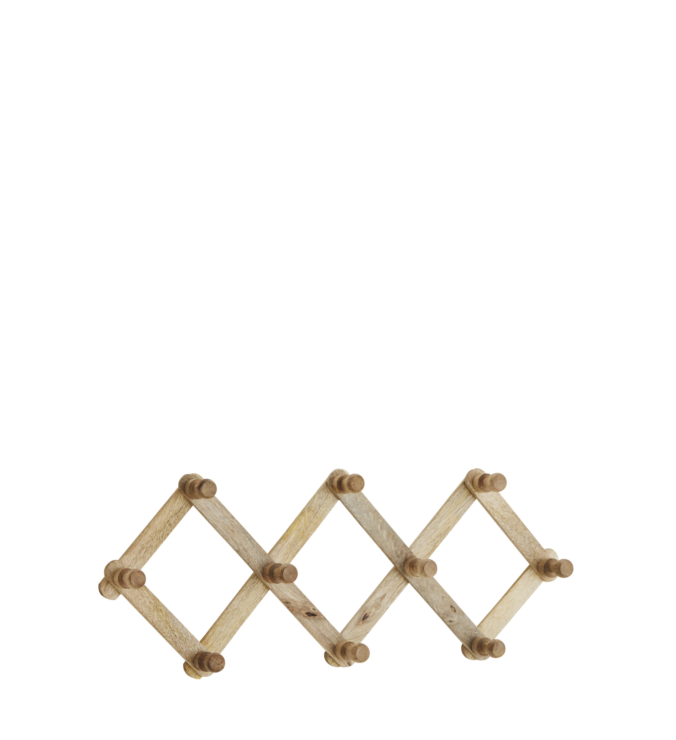 Porte-manteaux extensible en bois de manguier * Madam Stoltz