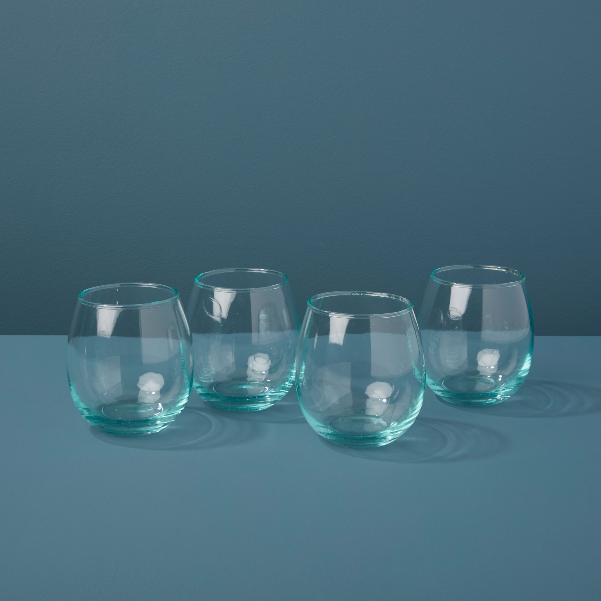 Verre rond en verre recyclé * Be Home