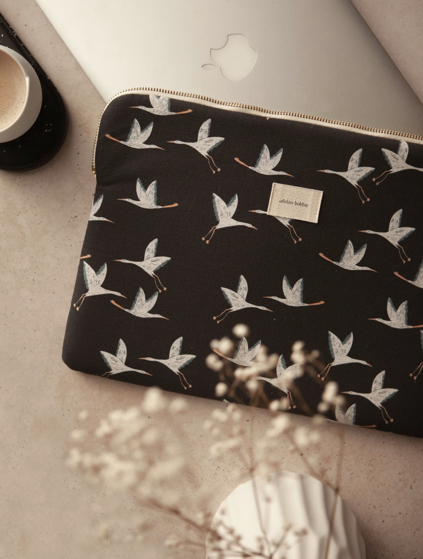 Housse pour ordinateur 10/11 pouces Sidonie * Atelier Bobbie