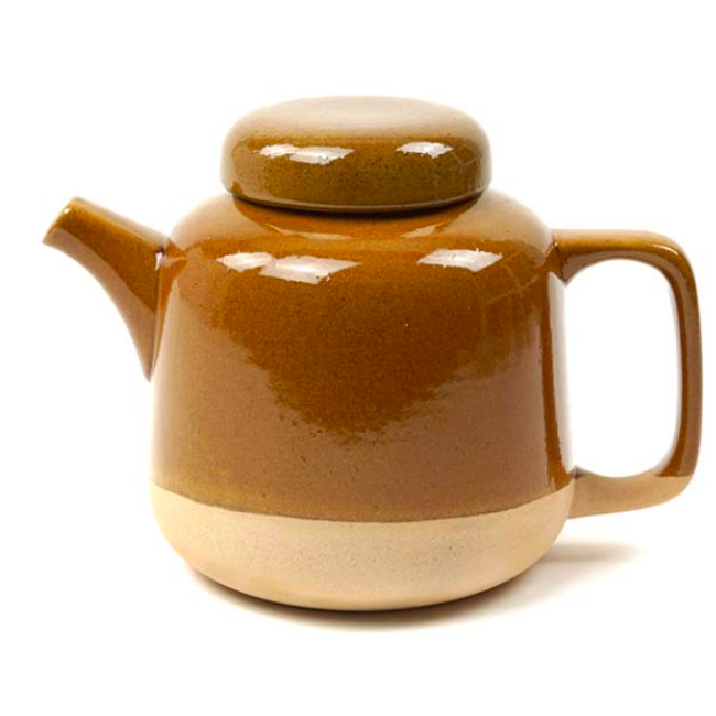 Théière Rutunda en céramique camel 1250ml * Kinta