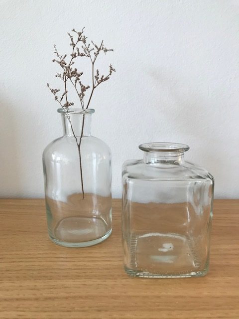 Vase soliflore transparent grand modèle* Fusion