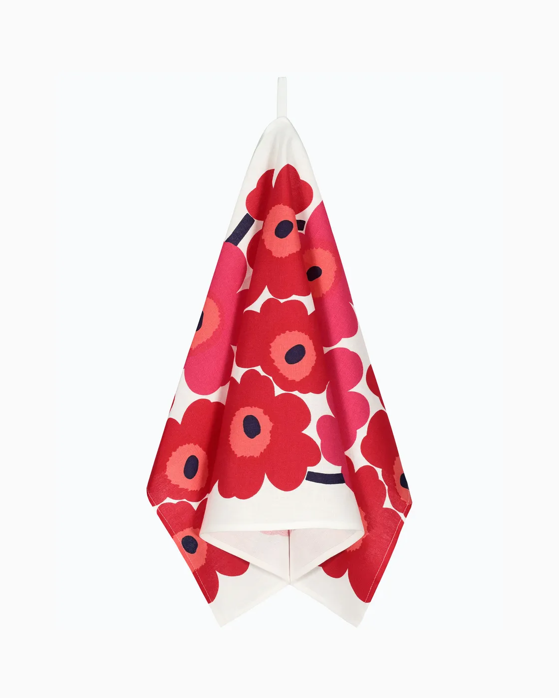 Set de 2 essuies de vaisselle Unikko flower rouge * Marimekko