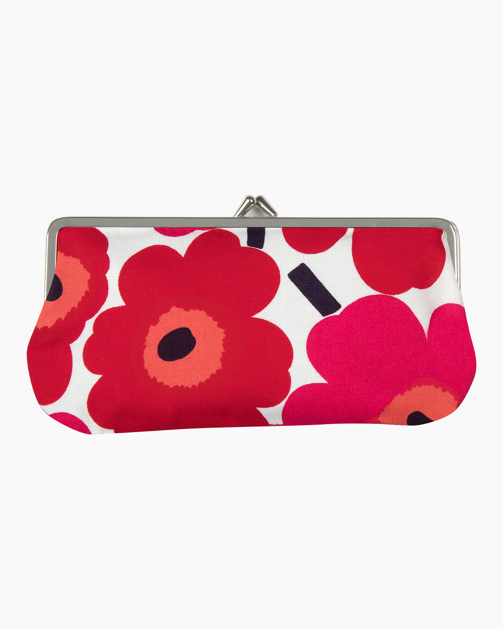 Trousse allongée pour lunettes ou autre  Unikko Rouge/Fushia* Marimekko