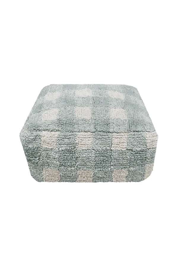 Pouf Vichy Blue Sage* Lorena Canals