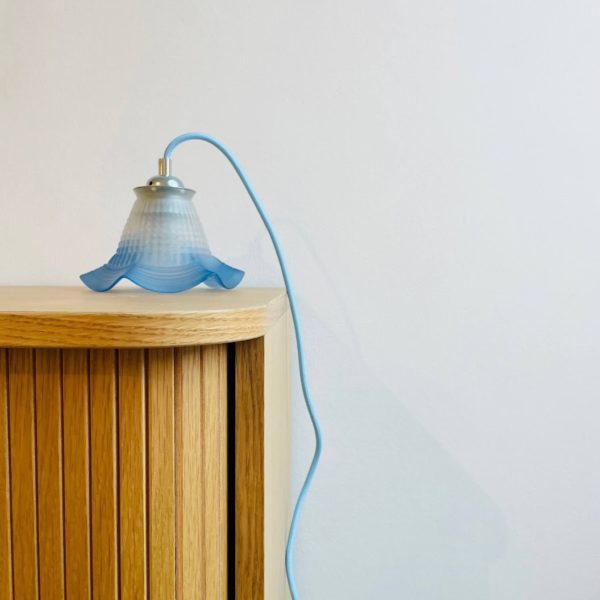 Baladeuse Fleurette toute bleue * LaLaLight